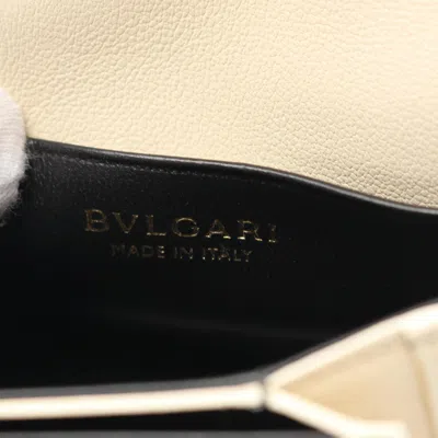 Pre-owned Bvlgari White Leather Shoulder Bag ()