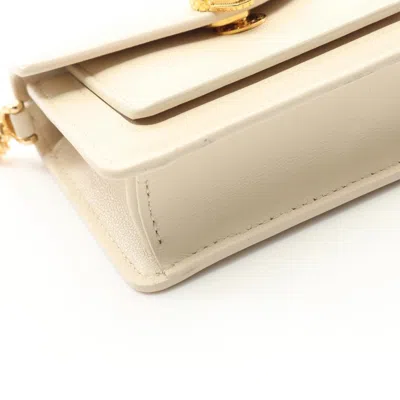 Pre-owned Bvlgari White Leather Shoulder Bag ()