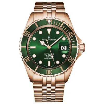Revue Thommen Men's Diver Watch In Gold