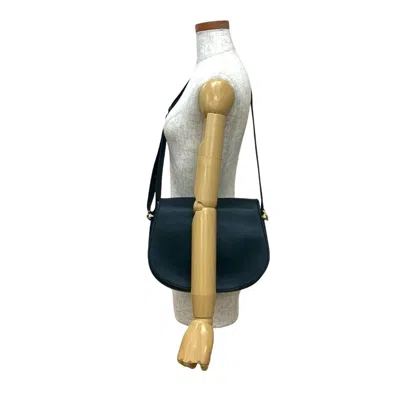 Pre-owned Cartier Black Leather Pochette Shoulder Bag ()