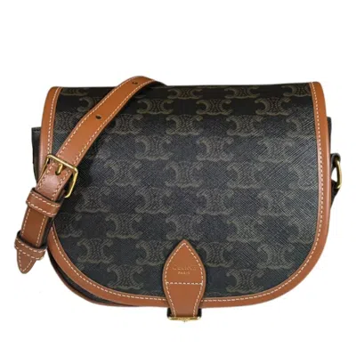 Pre-owned Celine Brown Pvc Shoulder Bag ()