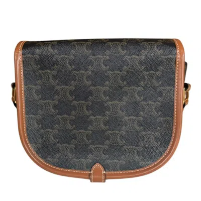 Pre-owned Celine Brown Pvc Shoulder Bag ()