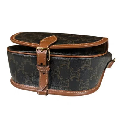 Pre-owned Celine Brown Pvc Shoulder Bag ()