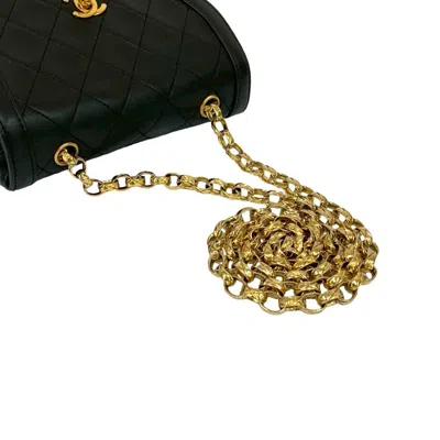 Pre-owned Chanel Black Leather Pochette Shoulder Bag ()