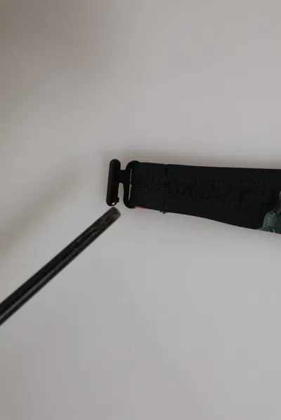 Pre-owned Dolce & Gabbana Black Floral Nylon Padded Balconnet Bra Women's Underwear ()