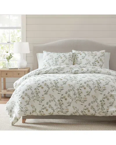 Martha Stewart Hazel Floral 100% Cotton Printed 2 Layer Cotton Ga