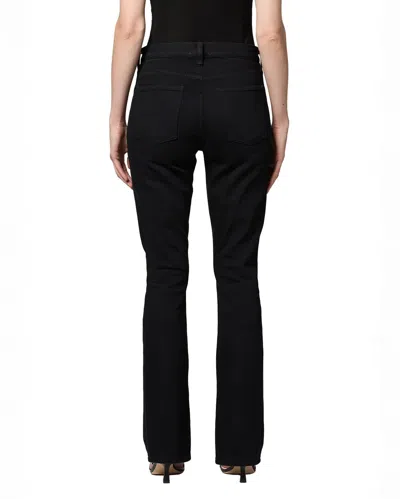 Agolde Ingram High Waist Split Hem Skinny Jeans In Black