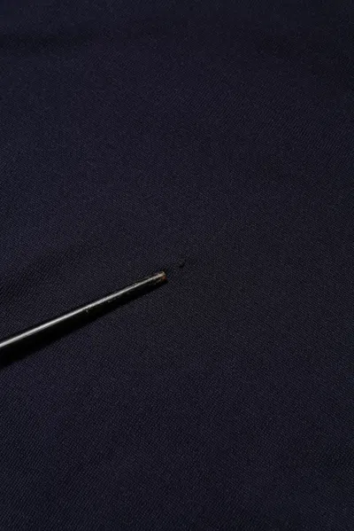 Pre-owned Dolce & Gabbana Dark Blue Silk Crew Neck Short Sleeves Men's T-shirt ()