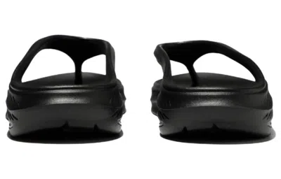 Fila Fong Song Platform Casual Sports Slippers Unisex Black Korean Version