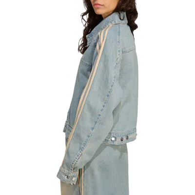 Adidas Originals (wmns) Adidas Premium Essential Denim Jacket 'indigo Denim' In Blue