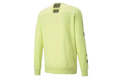 Puma X Helly Hansen Unisex Round-neck Sweatshirt Yellow
