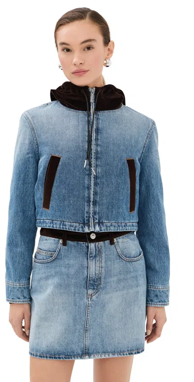 Marni Denim Jacket Deep Blue In Blue