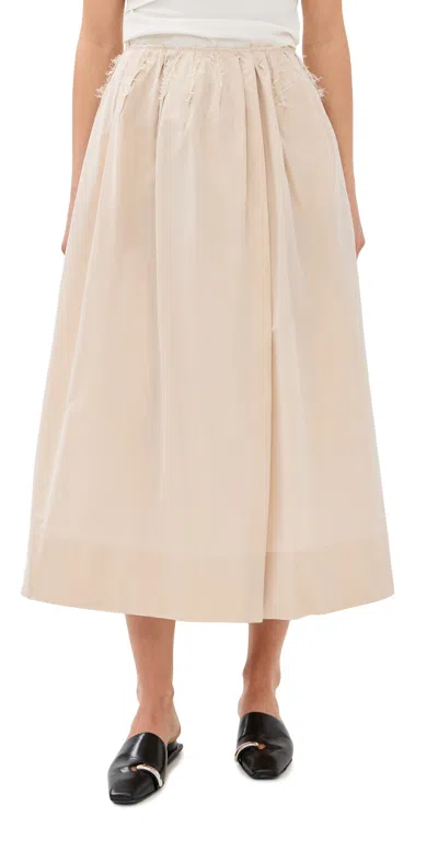 Nackiyé Rumi Skirt Ecru In Neutral