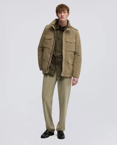 Aspesi Mini Field Jacket Cot In Tela Di Misto Cotone - Tortora In Brown