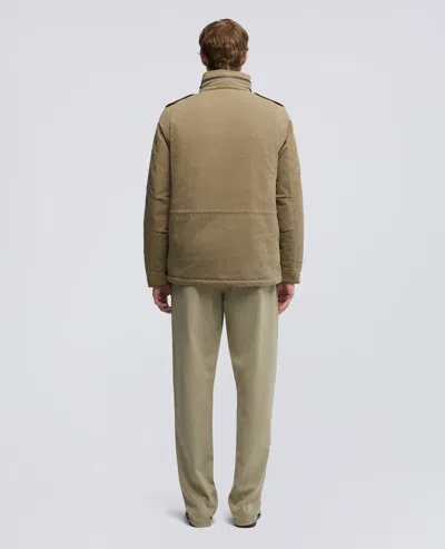 Aspesi Mini Field Jacket Cot In Tela Di Misto Cotone - Tortora In Brown