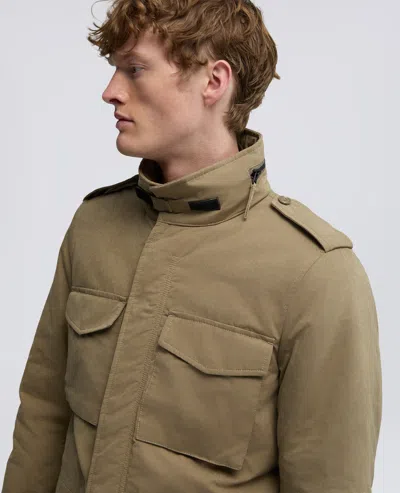 Aspesi Mini Field Jacket Cot In Tela Di Misto Cotone - Tortora In Brown