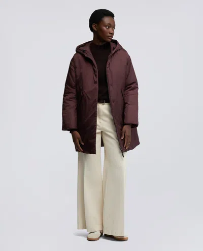 Aspesi Parka Americano In Nylon - Bordeaux In Burgundy