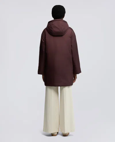 Aspesi Parka Americano In Nylon - Bordeaux In Burgundy