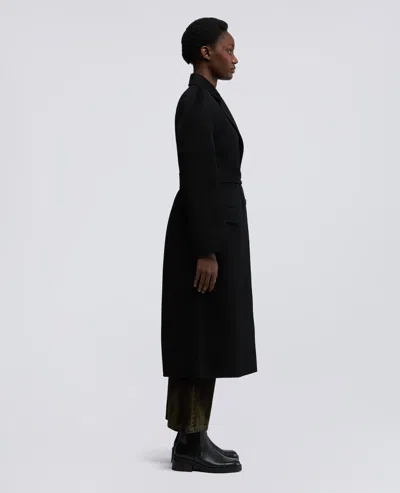 Aspesi Belted Coat In Black