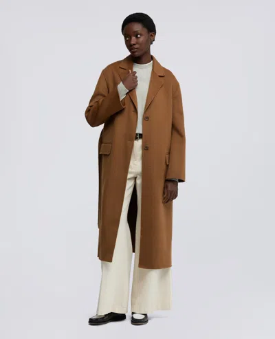 Aspesi Belted Pocket Coat In Brown