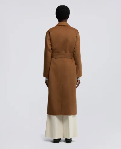 Aspesi Belted Pocket Coat In Brown