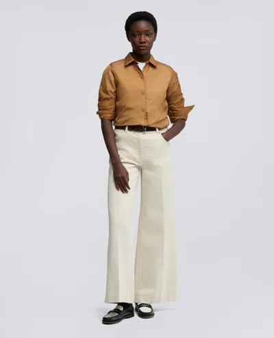 Aspesi Padded Snap-fastening Shirt In Brown