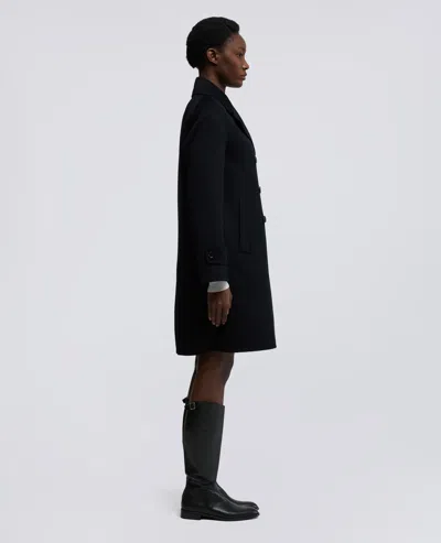 Aspesi Cappotto In Double Di Lana - Navy In Blue