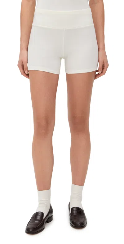 State & Lake Game Time Shorts Ivory In White