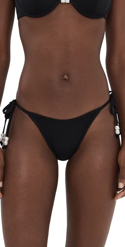 L*space Lucia Bitsy Bikini Bottoms Black In Black