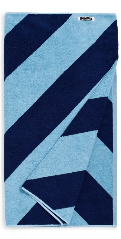 Hommey Beach Towel Blueberry In Blue