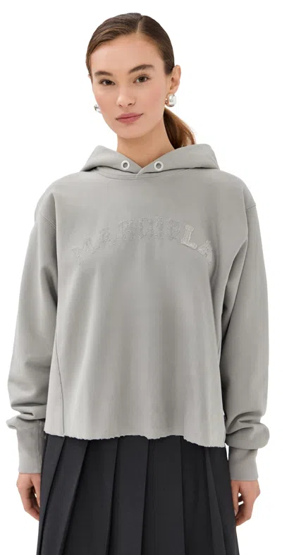 Maison Margiela Hooded Sweatshirt Dove In Gray