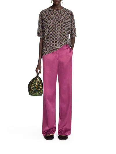 Dries Van Noten Oversized Transparent T-shirt In Multi