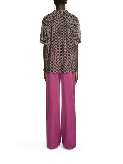 Dries Van Noten Oversized Transparent T-shirt In Multi