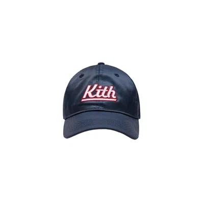 Pre-owned Kith Sport Logo Cap In Navy Blue