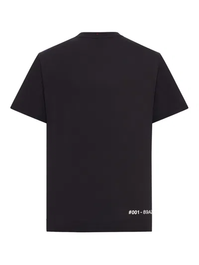 Moncler T-shirt Con Logo In Black