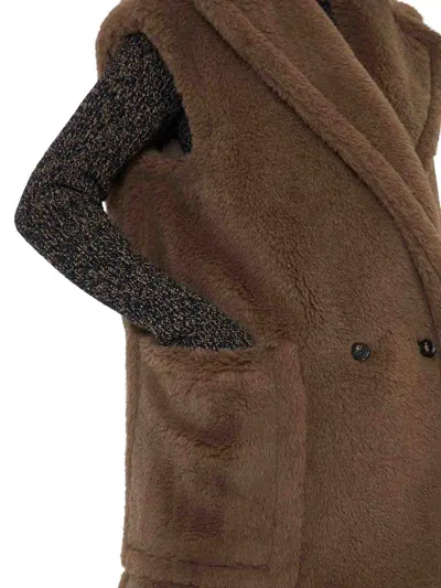 Max Mara Woman Brown Coats In Brown