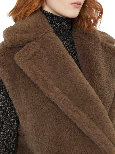 Max Mara Woman Brown Coats In Brown