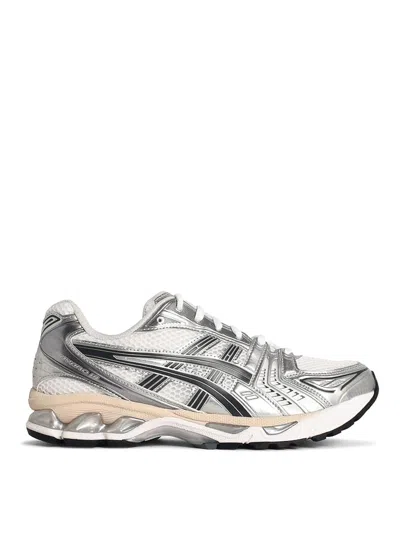 Asics Gel-kayano 14 Sneakers In Tech Fabric Blend In White
