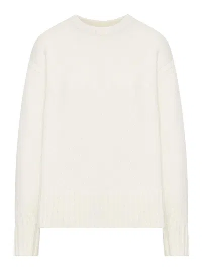 Guest In Residence Maglione Cozy Crew In White