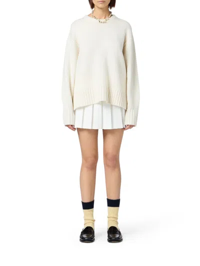 Guest In Residence Maglione Cozy Crew In White