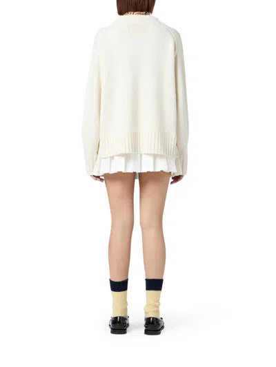 Guest In Residence Maglione Cozy Crew In White