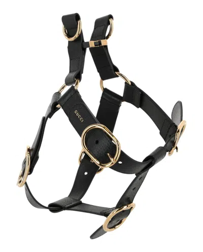 Pre-owned Gucci Women's  Large/extra Large Pet Harness In Black