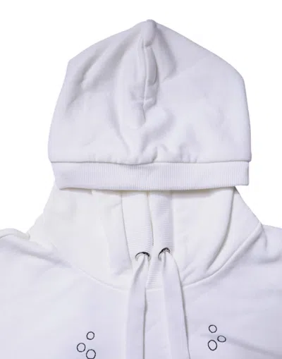Pre-owned Dolce & Gabbana White #dgfamily Hooded Sweatshirt Women's Sweater ()