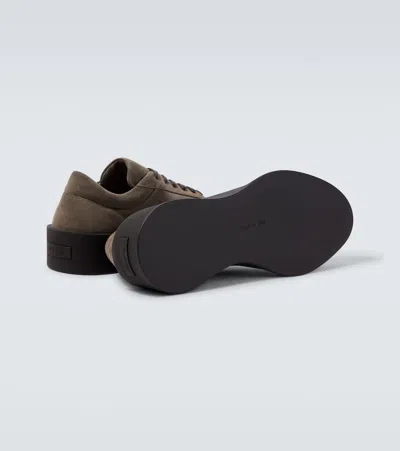 Fear Of God Aerobic Low Suede Sneakers In Brown