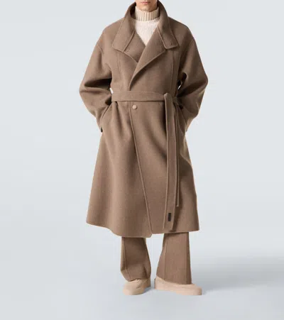 Fear Of God Low Top Suede Sneakers With Rubber Sole In Neutral