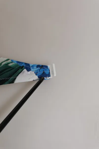 Pre-owned Dolce & Gabbana White Floral Swimsuit 2 Piece Top Bottom Women's Swimwear () In Multi