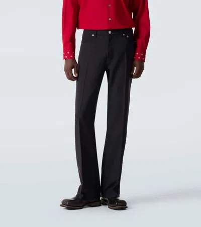 Our Legacy Carlson Cut Straight Pants In Black