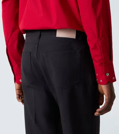 Our Legacy Carlson Cut Straight Pants In Black