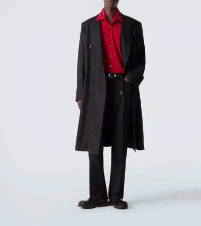 Our Legacy Carlson Cut Straight Pants In Black