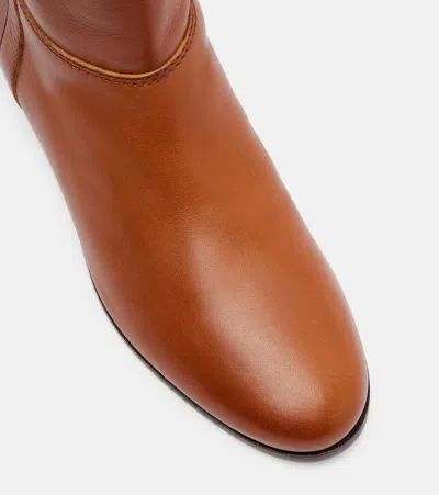 Veronica Beard Dwyer Wide-calf Riding Boot In Brown